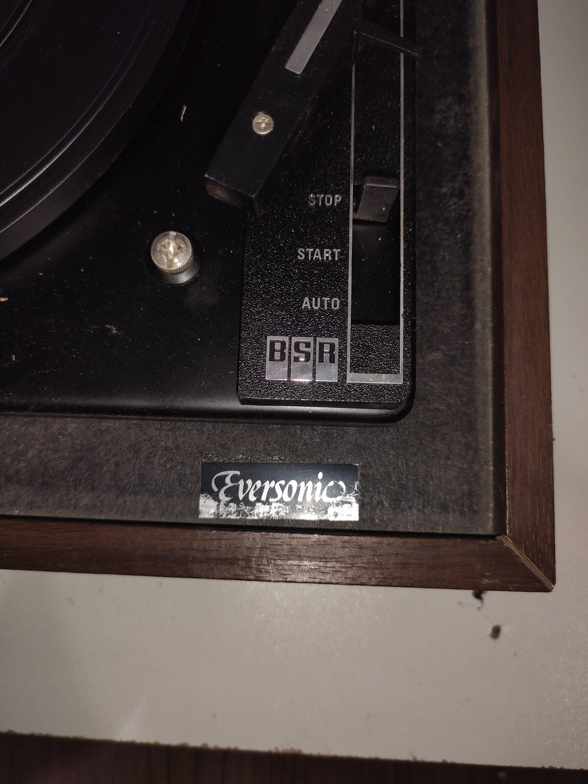 BSR Eversonic Record Player - Untested