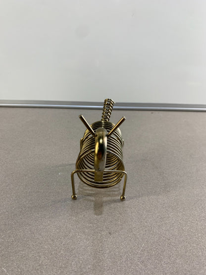 Vintage Chrome Coil Letter Holder