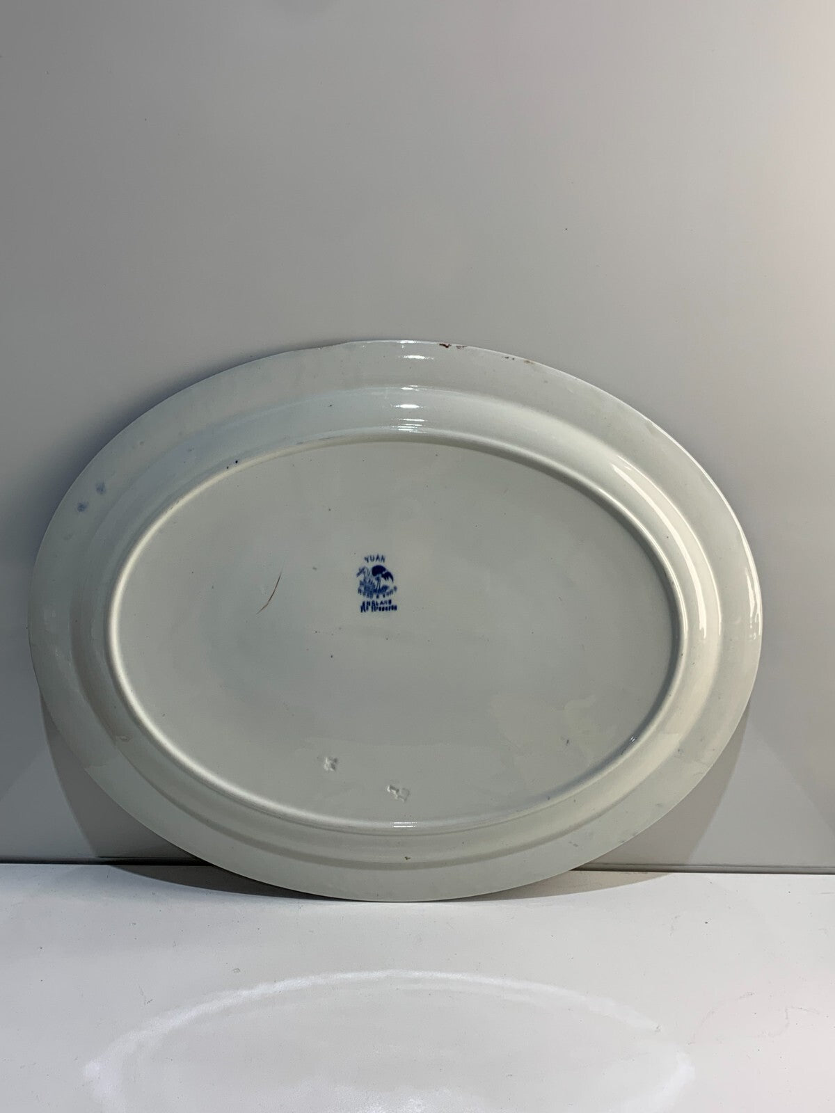 Wood & Sons England Yuan Blue 16 1/2" Platter