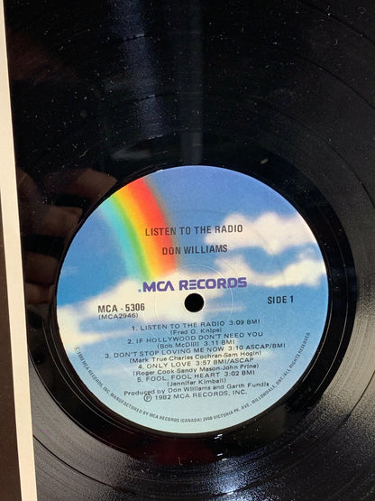 Don Williams – Listen to the Radio - LP Vinyl 1982 Country