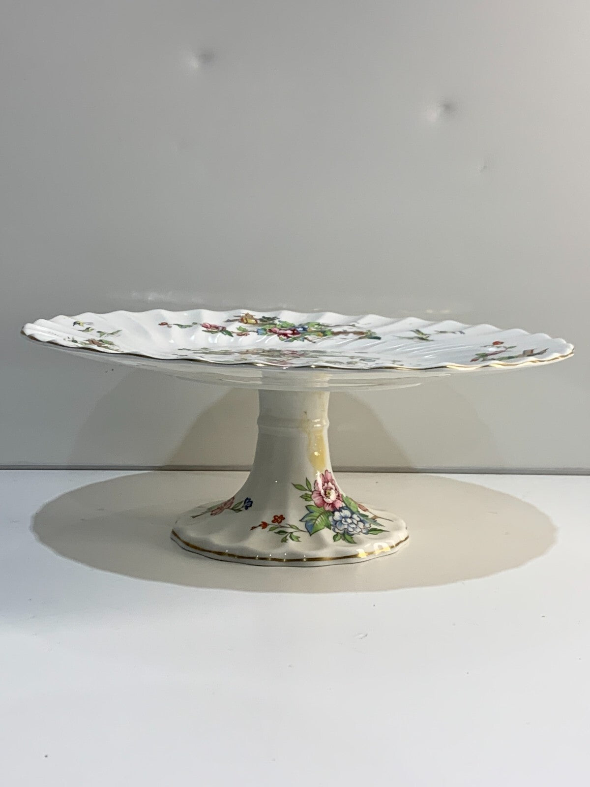 Crown Staffordshire Cake Stand Pagoda Pattern