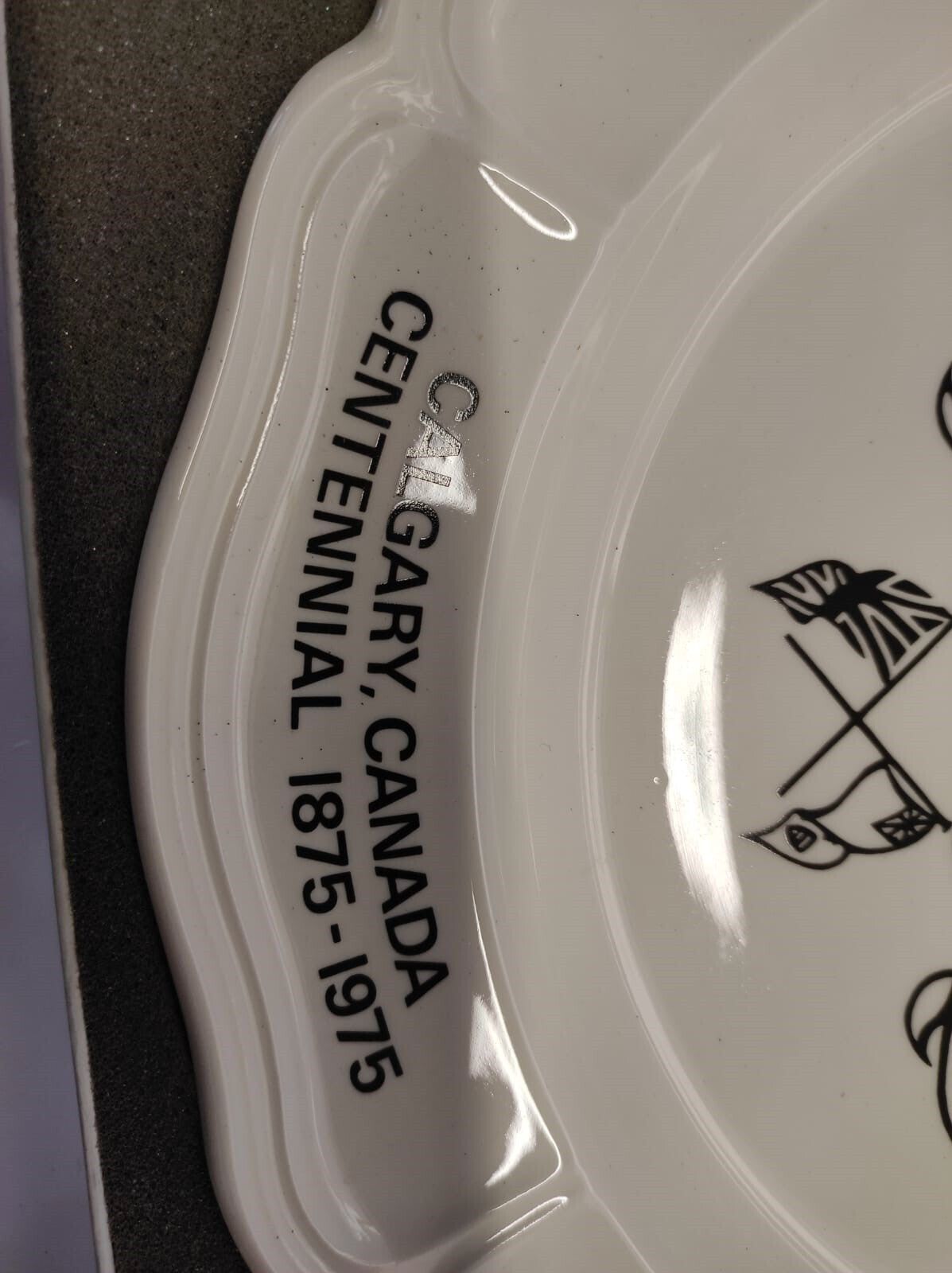 Wedgwood Calgary Centennial Plate 1875-1975