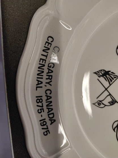 Wedgwood Calgary Centennial Plate 1875-1975