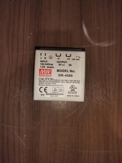 Mean Well DR-4505 Power Supply 1.5A 50/60Hz