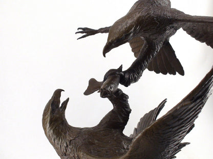 Bronze “Eagle’s Conquest” by Clark E. Bronson 1980 #9/75 Wildlife Art