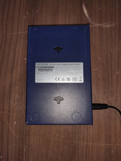 Netgear ProSafe 8-Port GbE Switch With Power Supply - GS108