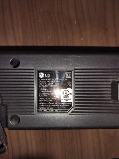LG HLS26W Sound Bar