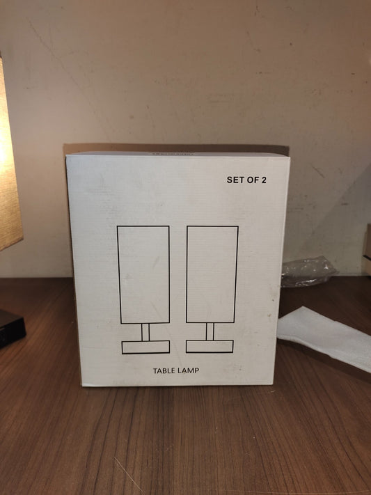 Table Lamp Portable/Assembled - Set of 2