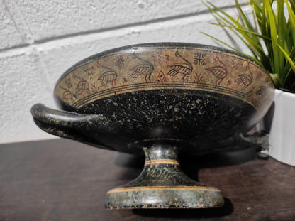 Greek Pottery Hand made replica Kylix 800BC