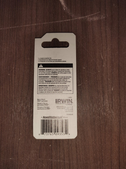 Irwin 1837381, 2 Count, 1", #2 Square Impact Insert Bits - Set of 6 - 13