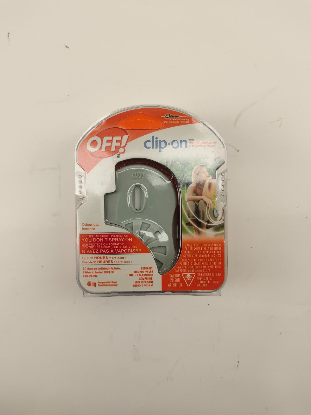 Off! Clip-On Mosquito Bug Fan Circulated Repellent