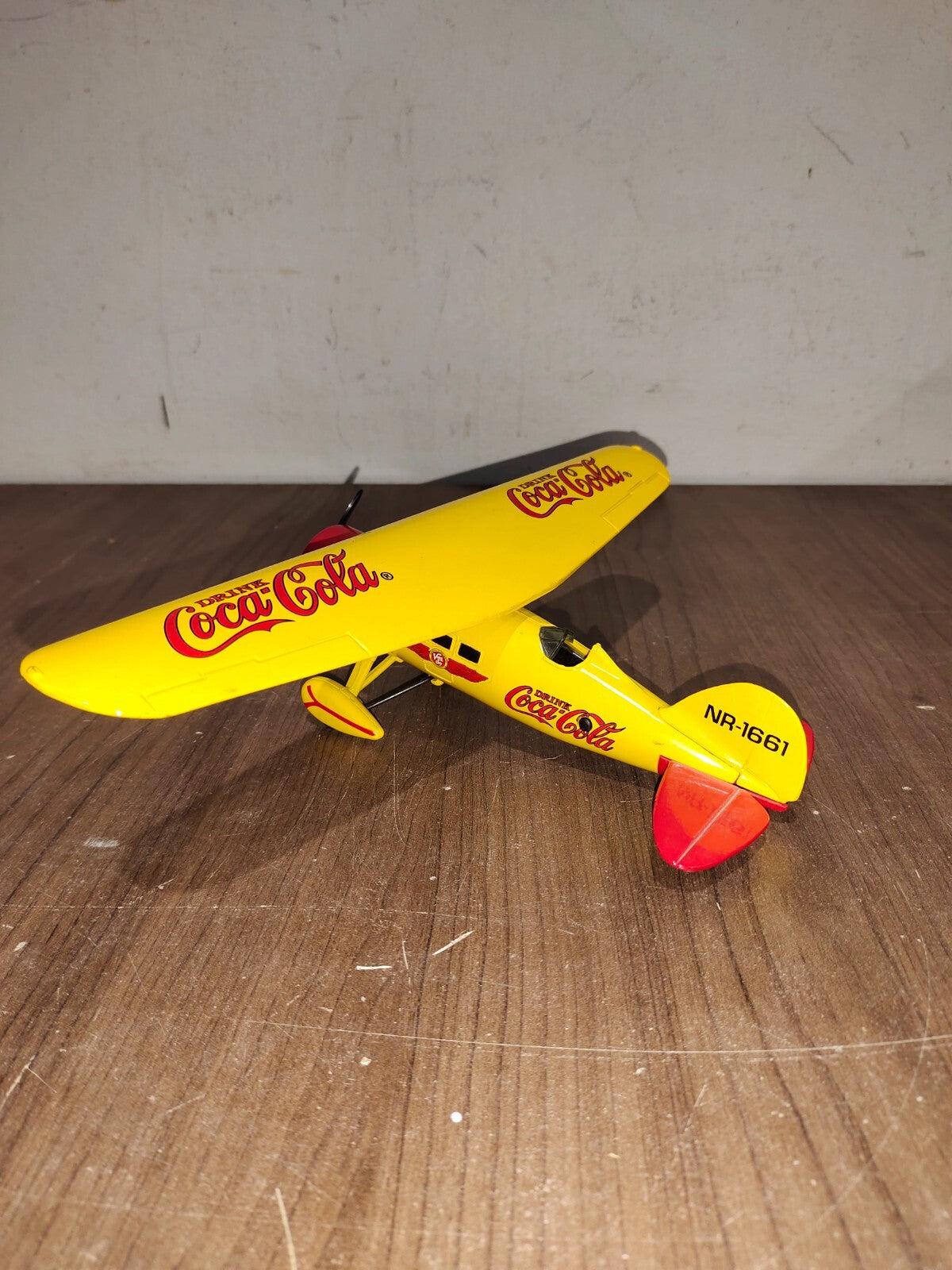 Coca Cola Coin Bank Airplane 1994 Ertl 1929 Lockheed Air Express