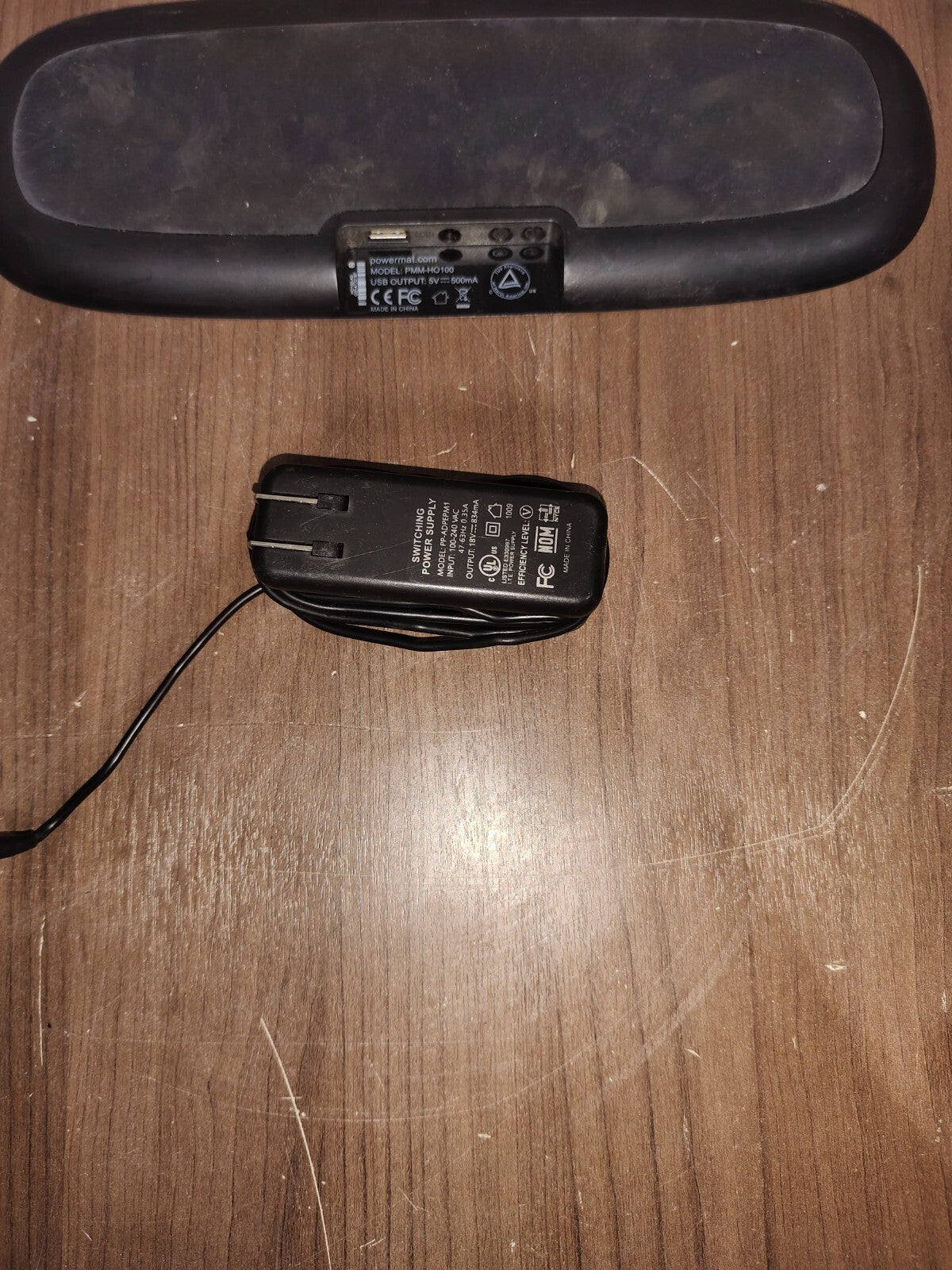 Powermat PMM-HO100 Universal Wireless Charging Mat with adapters