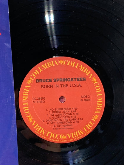 Vintage Bruce Springsteen - Born In The USA 1984 LP Vinyl BL-38653