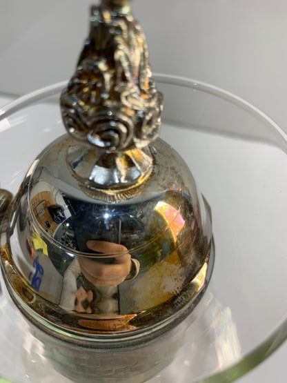 Victorian Silver Plated Glass Claret