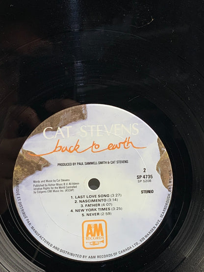 Cat Stevens | LP | Back to earth (1978)...