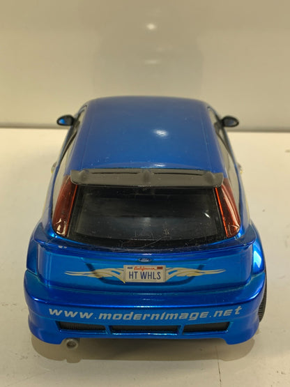 FORD FOCUS TUNER HOT WHEELS MODERN IMAGE BLUE 1:18 SCALE LOOSE DIE CAST RACING*