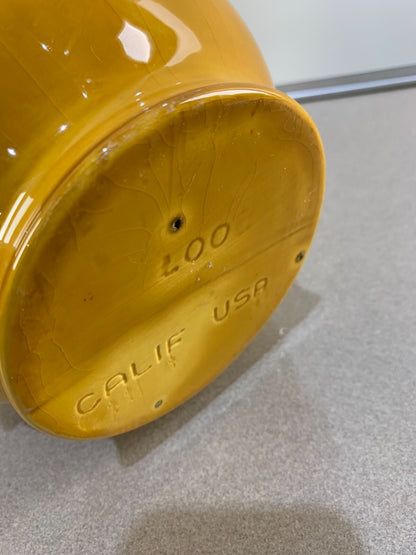 California Pottery Raised Fruit Design Pitcher