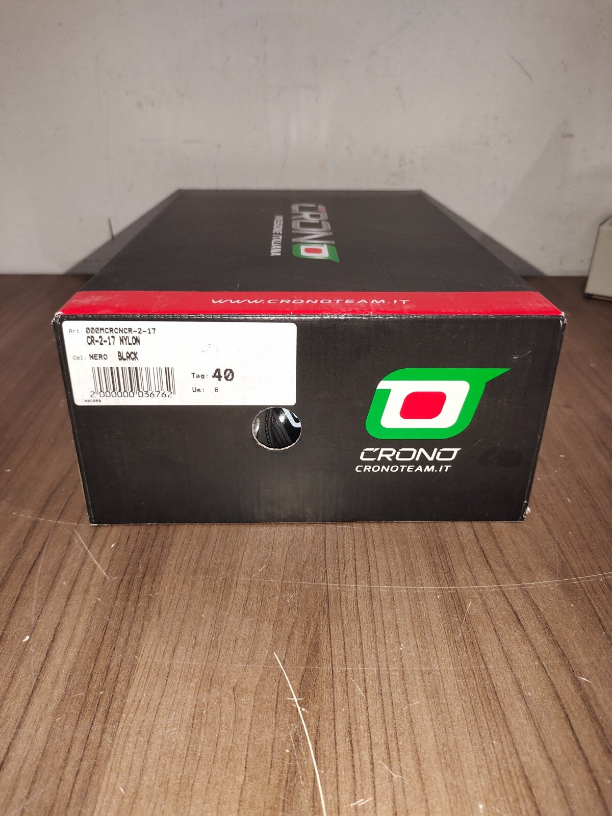 Crono CR-2-17 Nylon Cycling Shoes - Nero Black - Size - 40 (EUR)