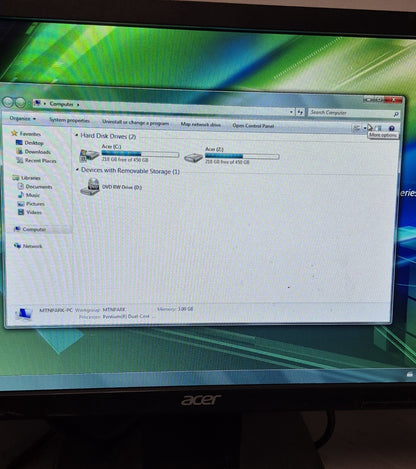 Acer Aspire X1900 SFF PC Pentium E5700 @ 3.00 GHz 3GB RAM 500GB HDD Windows 7
