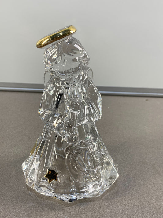 Vintage Mikasa Golden Stars Series Angel Lid for Candy Box. Lid Only