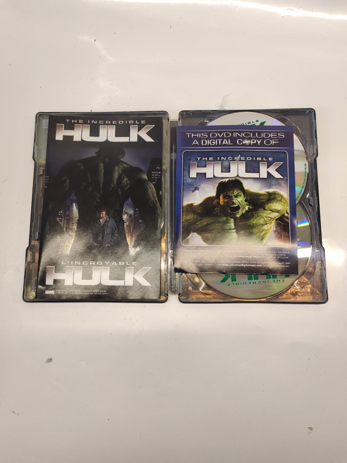 The Incredible Hulk (2008) - DVD SteelBook Combo Pack