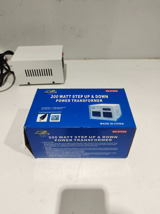 Philmore ST200 200 watt 110/220V Step Up Step Down Transformer
