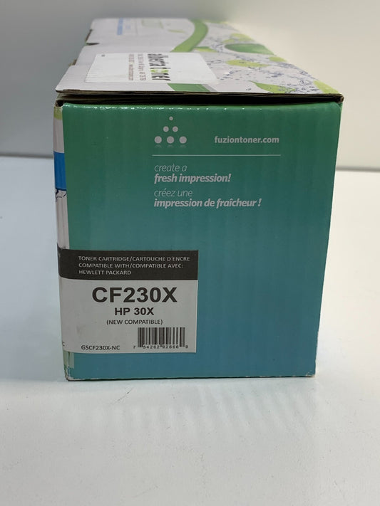 fuzion HP 30X (CF230X) Compatible Toner Cartridge - High Yield - Black