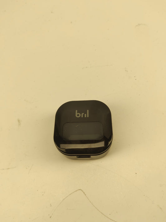 Bril UV-C Toothbrush Sanitizer Portable Sterilizer Cover Holder and Case (Black)