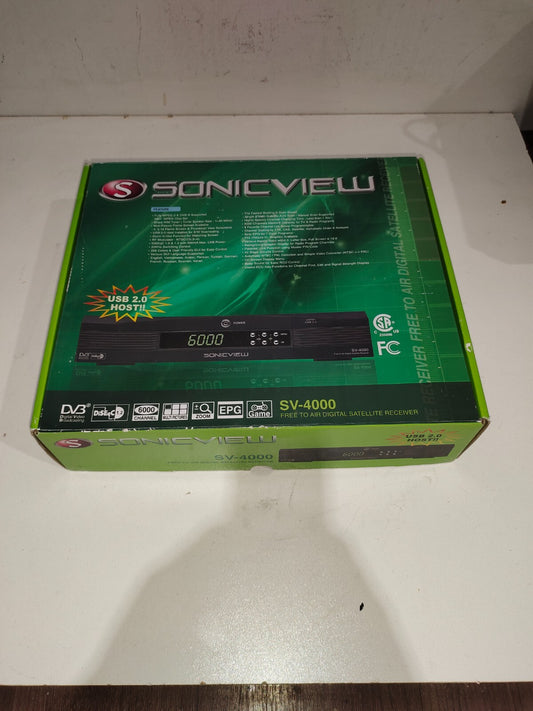 Sonicview SV-4000 Free To Air Satellite Receiver