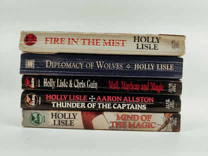 Holly Lisle Lot of 5 PB Fantasy Books Vintage 1990s