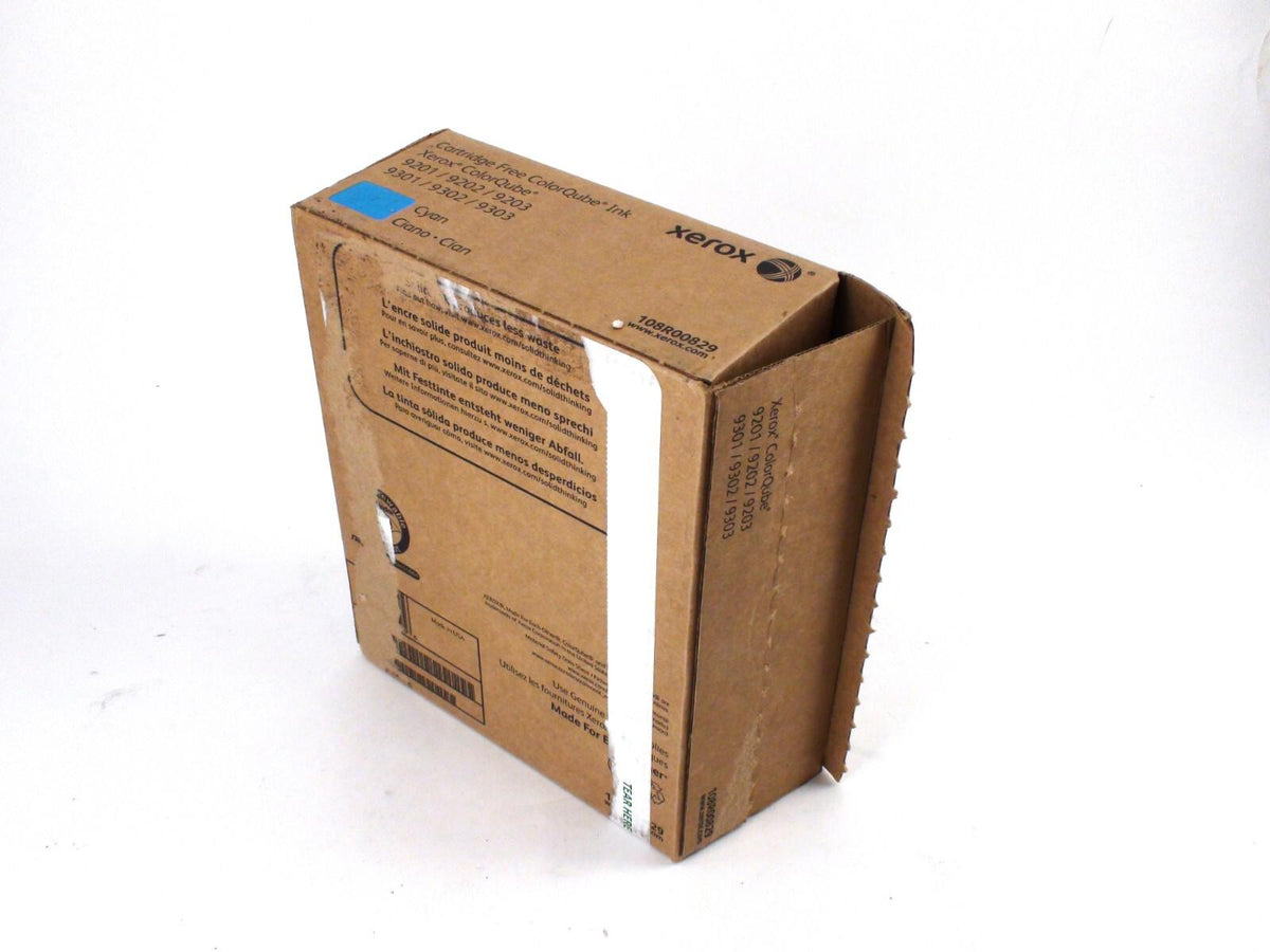 Toner à encre solide cyan Xerox 108R00829 ColorQube 9201/9202/9203 - Neuf, boîte ouverte