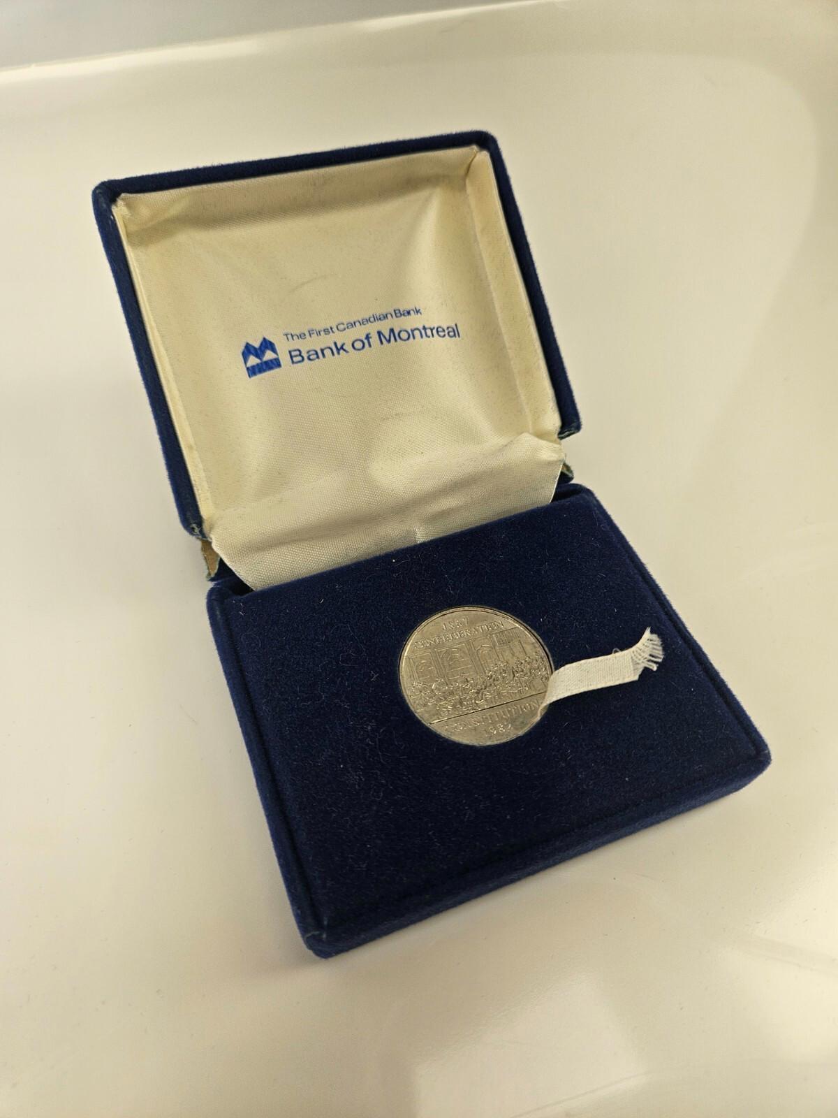 Pièce canadienne de un dollar de 1982 – Constitution de la Confédération de 1867