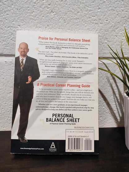 PERSONAL BALANCE SHEET: A PRACTICAL CAREER PLANNING GUIDE By Randall M. Craig