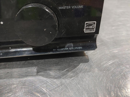 Sony AV Receiver STR-KS380 Power Tested Black - Fair
