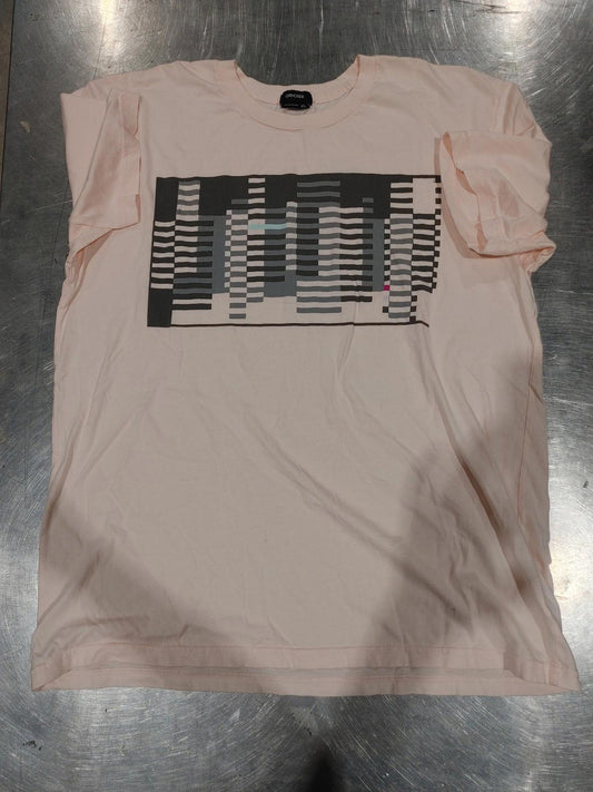 Brand New ORTHODOX 80's Geometry Tee XL Pink