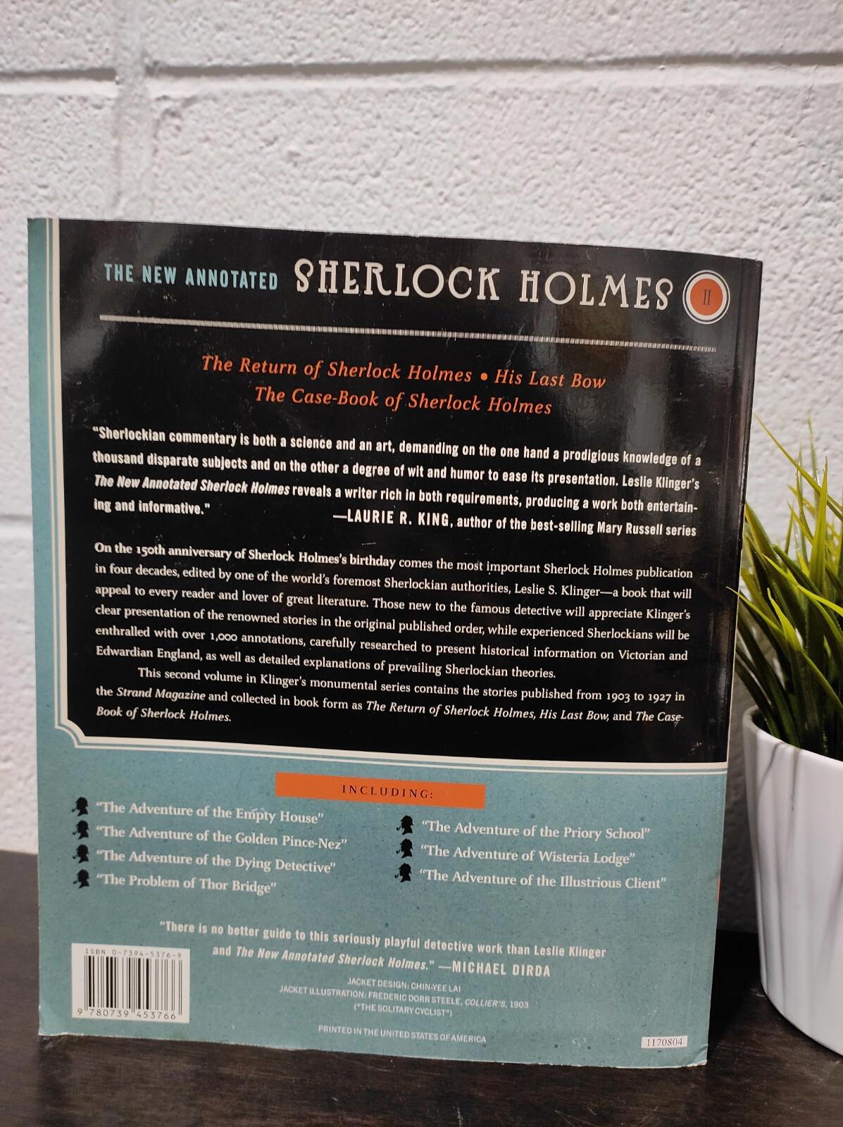 The New Annotated Sherlock Holmes Volume II Arthur Conan Doyle Paperback Norton