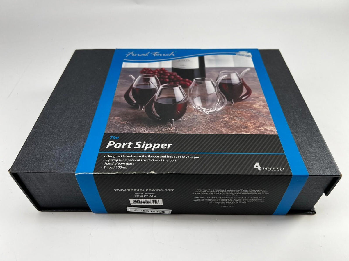 Final Touch Port Sippers. Set of 4