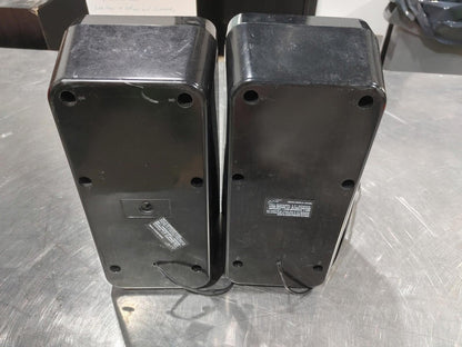 iLive IH328B Left and Right Speakers with Speaker wire Black/Silver - Fair