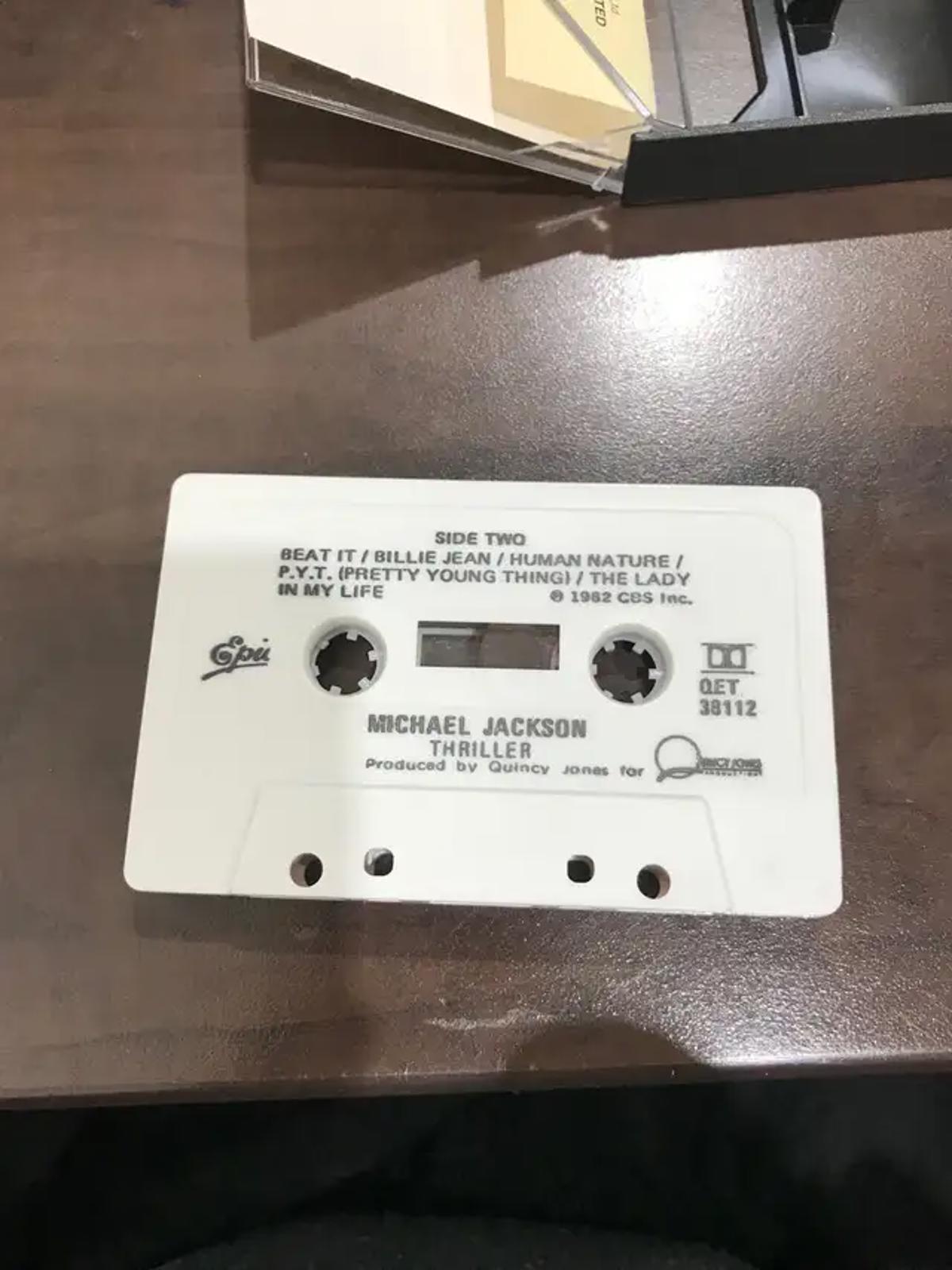 Michael Jackson Thriller Cassette