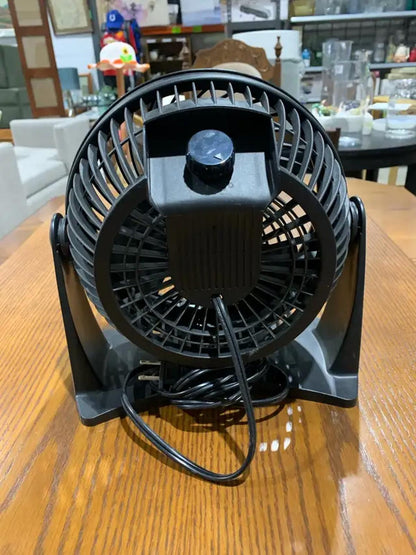 Intertek Black Table Fan