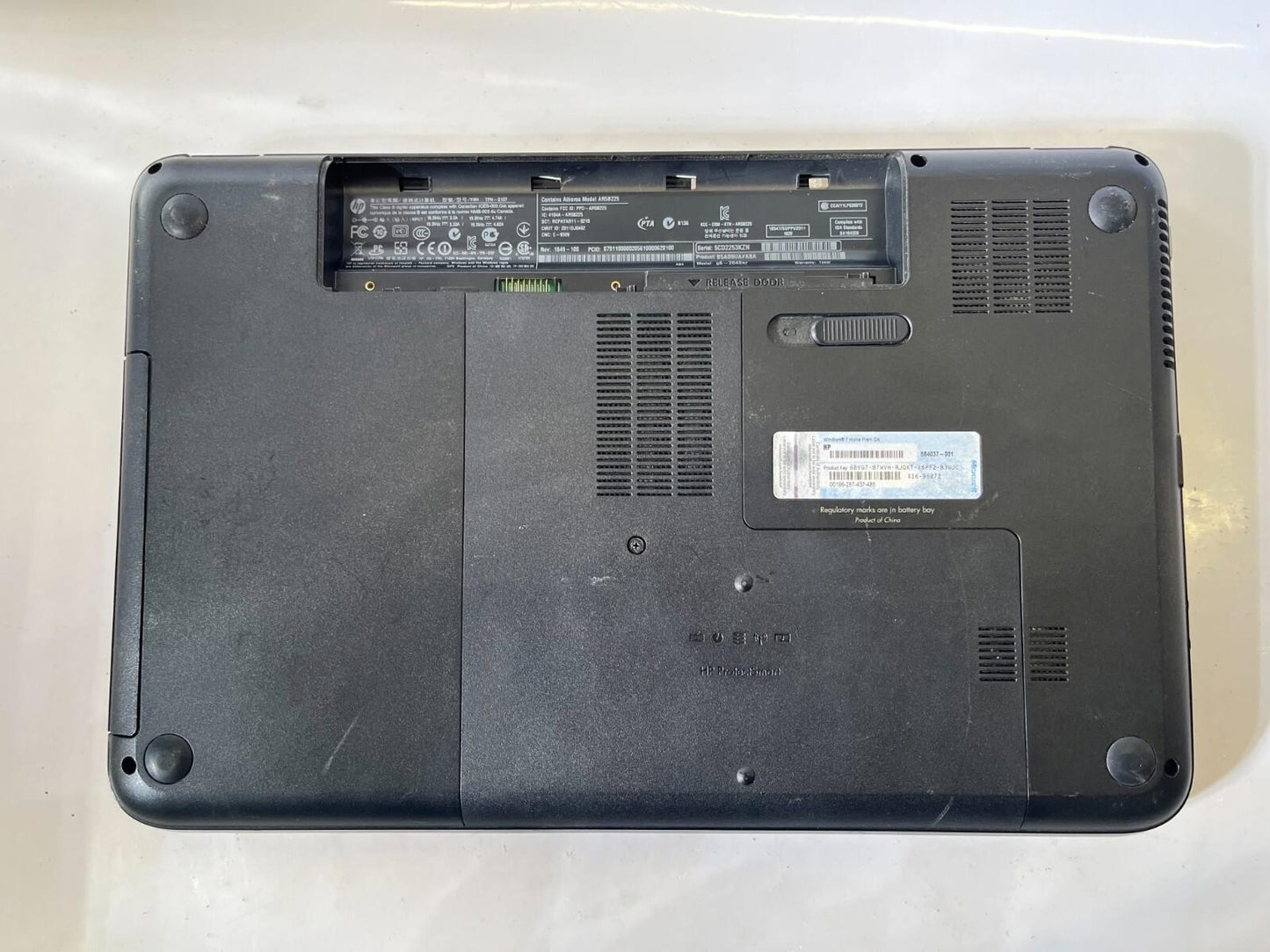 HP Pavillion G6 TQN-Q107 AMD A6-4400M 2.20GHz 4GB RAM NO HDD NO OS NO BATTERY
