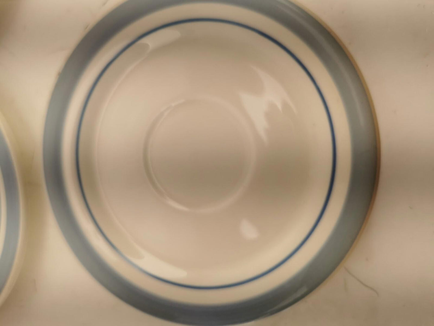 Set of 6 Saucer Ceramica Quadrifoglio made in Italy