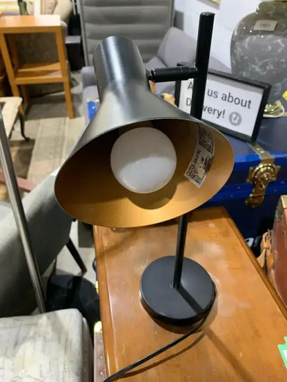 Black Classic Desk Lamp 20” with Swivel Shade Arm