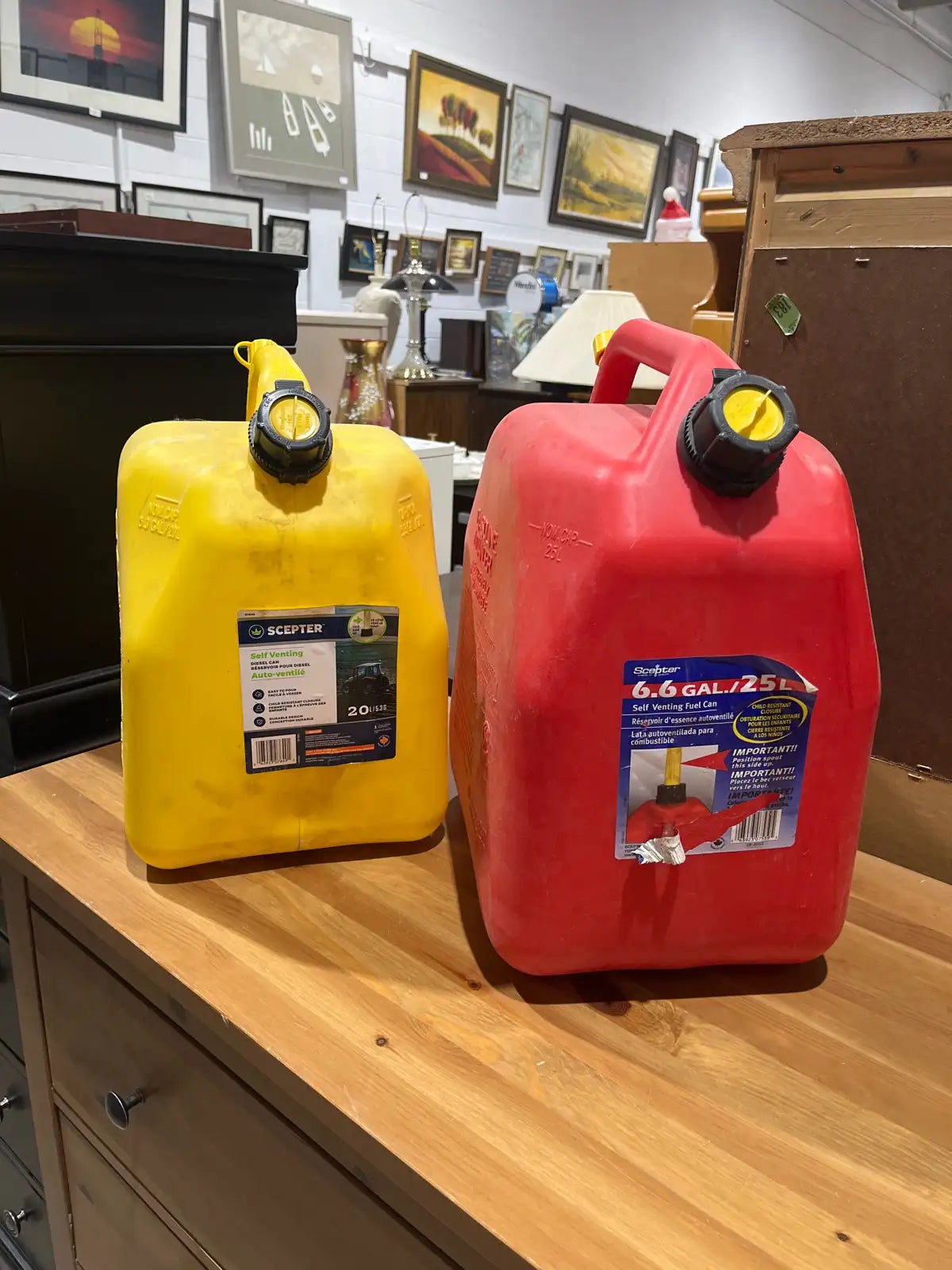 Set of 2 Jerry cans