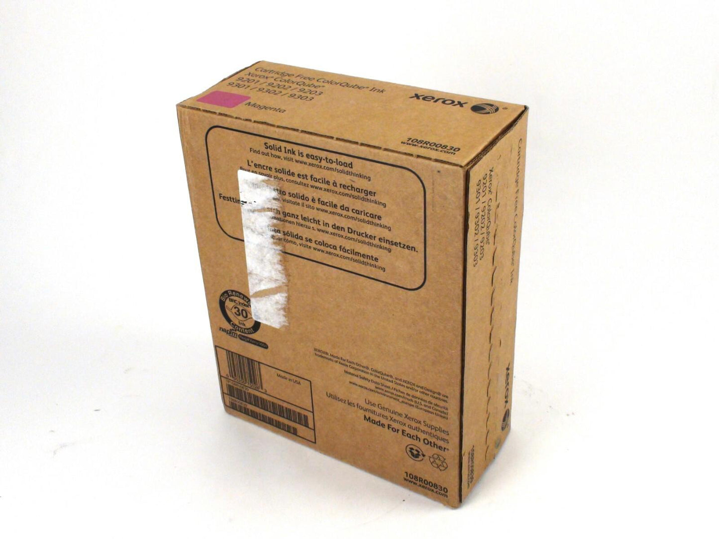 BRAND NEW Xerox 108R00830 ColorQube Magenta Solid Ink Toner 9201/ 9202/ 9203