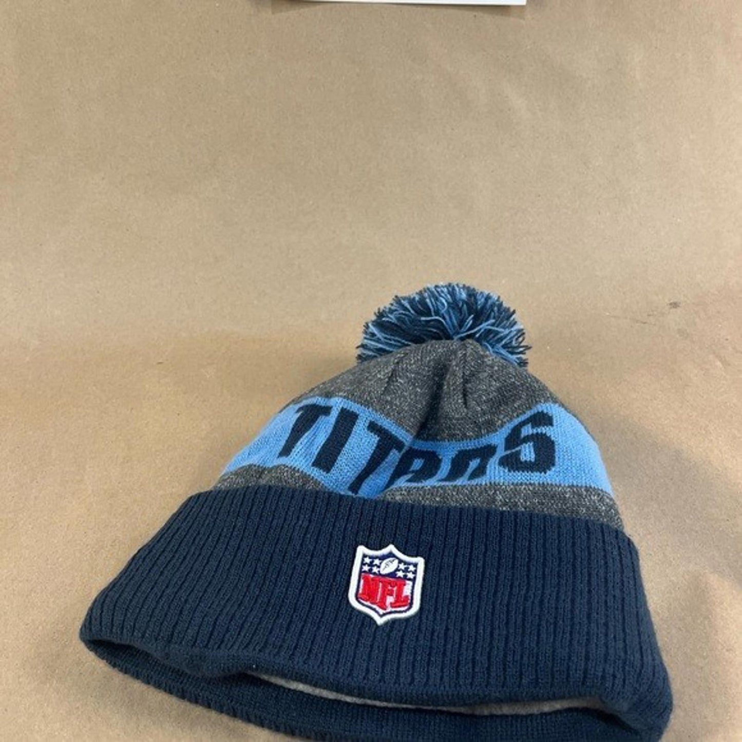 New Era Gray and Blue Beanie