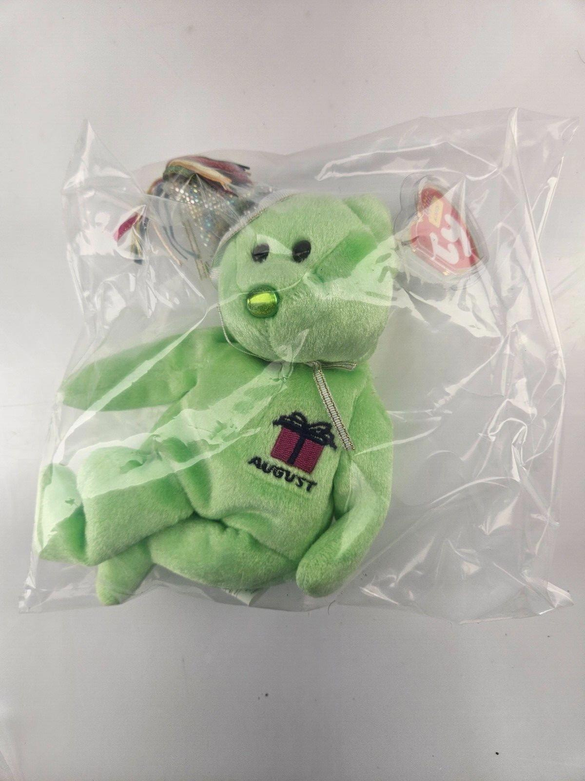 Ty Beanie Babies - August Happy Birthday Bear
