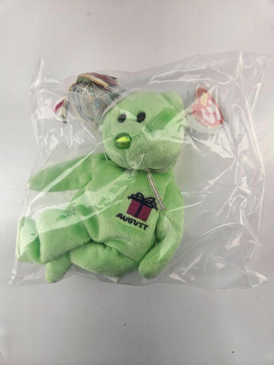 Ty Beanie Babies - August Happy Birthday Bear