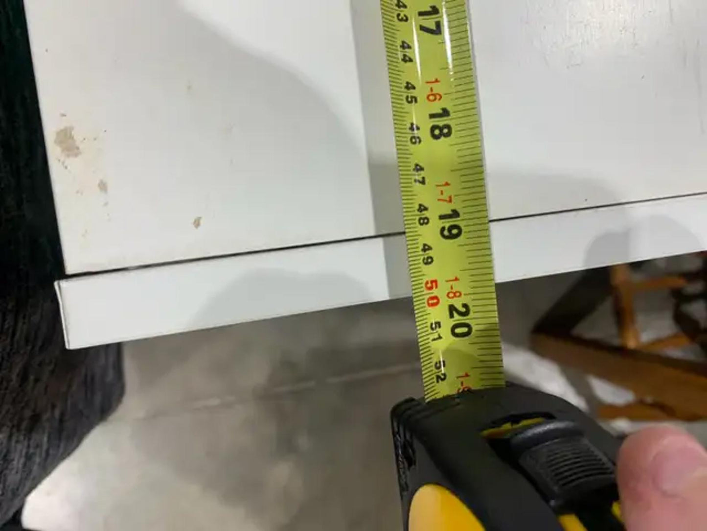 White 3-Shelf Bookcase with Sturdy Construction